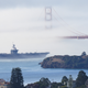 Illustration for article titled Incredible photo of an F-18 zooming through the Golden Gate bridge